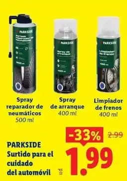 Ocine Parkside - surtido para el cuidado del automovil oferta