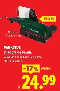 Ocine Parkside - lijadora de banda oferta