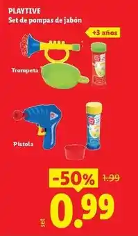Ocine Playtive - set de pompas de jabón oferta