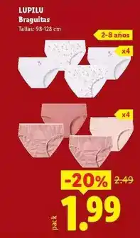 Ocine Lupilu - braguitas oferta