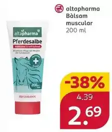 Rossmann Balsam muscular oferta