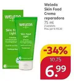 Rossmann Weleda - skin food crema reparadora oferta