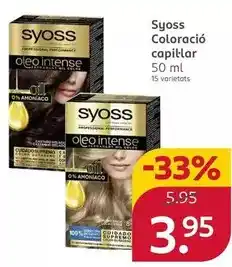 Rossmann Syoss - coloracio capilar oferta