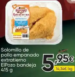 FROIZ ELPOZO Solomillo de pollo empanado extratierno bandeja oferta