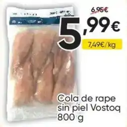 FROIZ Cola de rape sin piel Vostoq oferta