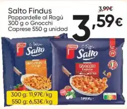 FROIZ FINDUS Salto Pappardelle al Ragú o Gnocchi Caprese oferta