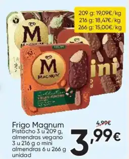 FROIZ MAGNUM Frigo Pistacho almendras vegano o mini almendras oferta
