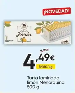 FROIZ Tarta laminada limón Menorquina oferta