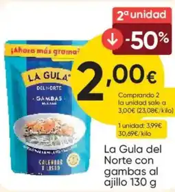 FROIZ LA GULA DEL NORTE con gambas al ajillo oferta