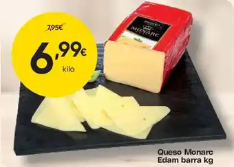 FROIZ Queso Monarc Edam barra oferta