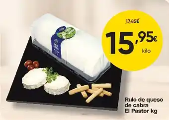 FROIZ EL PASTOR Rulo de queso de cabra oferta