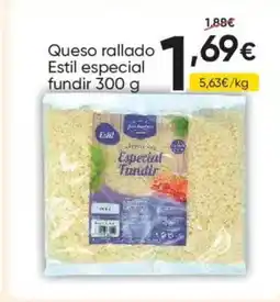 FROIZ Queso rallado Estil especial fundir oferta