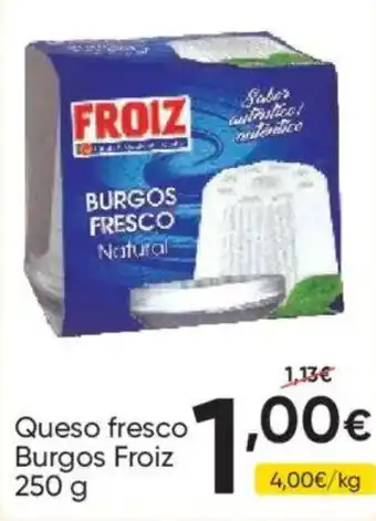 FROIZ FROIZ Queso fresco Burgos oferta