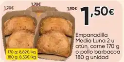 FROIZ Empanadilla Media Luna 2u atún, carne o pollo barbacoa oferta