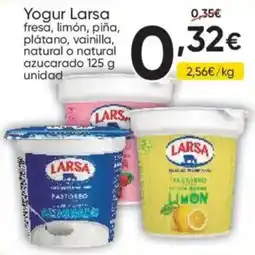FROIZ LARSA Yogur fresa, limón, piña, plátano, vainilla, natural o natural azucarado oferta