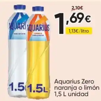 FROIZ AQUARIUS Zero naranja o limón oferta
