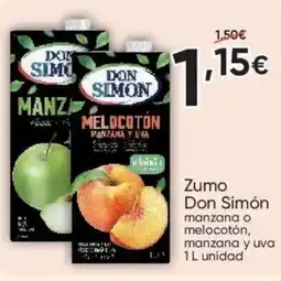 FROIZ DON SIMON Zumo manzana o melocotón, manzana y uva oferta