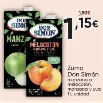 FROIZ DON SIMON Zumo manzana o melocotón, manzana y uva oferta