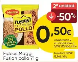 FROIZ MAGGI Fideos Fusian pollo oferta