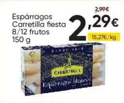 FROIZ CARRETILLA Espárragos fiesta 8/12 frutos oferta