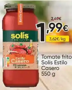 FROIZ SOLIS Tomate frito Estilo Casero oferta