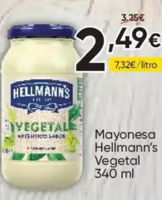 FROIZ HELLMANN'S Mayonesa Vegetal oferta