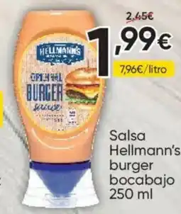 FROIZ HELLMANN'S Salsa burger bocabajo oferta