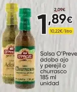 FROIZ O'PREVE Salsa adobo ajo y perejil o churrasco oferta