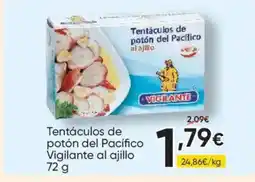 FROIZ Tentáculos de potón del Pacífico al ajillo oferta