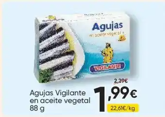 FROIZ VIGILANTE Agujas en aceite vegetal oferta