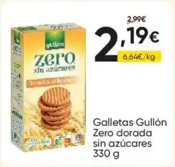 FROIZ GULLON Galletas Zero dorada sin azúcares oferta