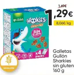 FROIZ GULLON Galletas Sharkies sin gluten oferta