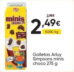 FROIZ ARLUY Galletas Simpsons minis choco oferta