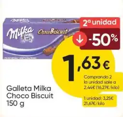 FROIZ MILKA Galleta Choco Biscuit oferta