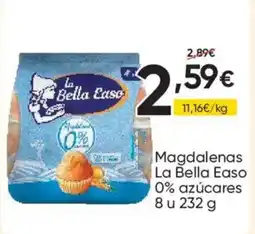 FROIZ LA BELLA EASO Magdalenas 0% azúcares 8 u oferta