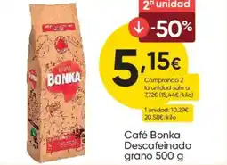 FROIZ BONKA Café Descafeinado grano oferta
