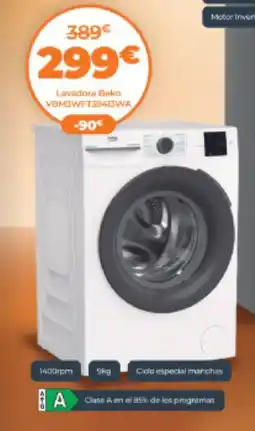 Pascual Martí BEKO Lavadora VBM3WFT39413WA oferta