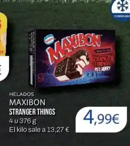 FROIZ MAXIBON Helados stranger things oferta