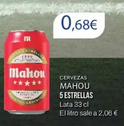 FROIZ MAHOU 5 ESTRELLAS Cervezas oferta