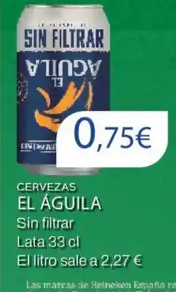 FROIZ EL ÁGUILA Cervezas oferta