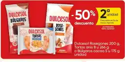 FROIZ DULCESOL Rosegones Tortas anís u o Búlgaros cacao 5 u oferta