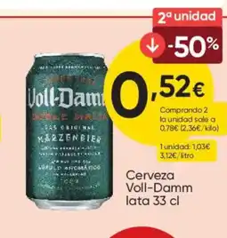 FROIZ VOLL-DAMM Cerveza oferta