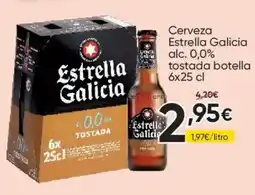 FROIZ ESTRELLA GALICIA Cerveza alc. 0,0% tostada botella oferta