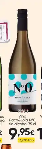 FROIZ N°0 Vino Paco&Lola sin alcohol oferta