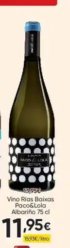 FROIZ PACO & LOLA Vino Rías Baixas Albariño oferta