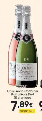 FROIZ CODORNIU Cava Anna Brut o Rose Brut oferta