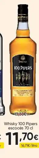FROIZ 100 PIPERS Whisky escocés oferta