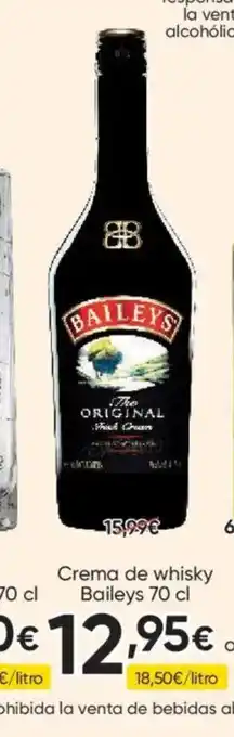 FROIZ BAILEYS Crema de whisky oferta