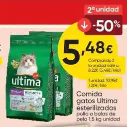 FROIZ ULTIMA Comida gatos esterilizados oferta