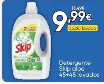FROIZ SKIP Detergente aloe 45+45 lavados oferta